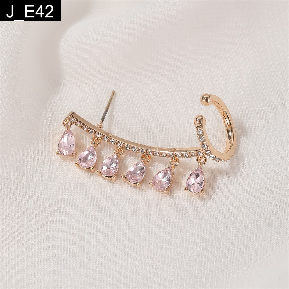 Shimmering Dewdrop Earcuffs