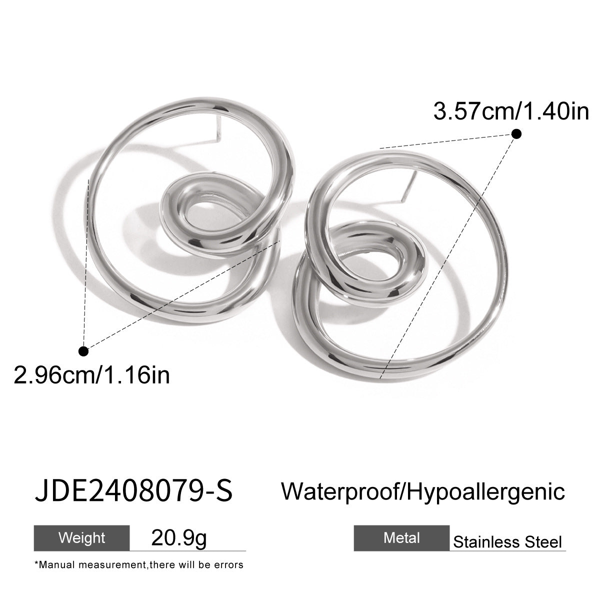 Aura Swirl Earring
