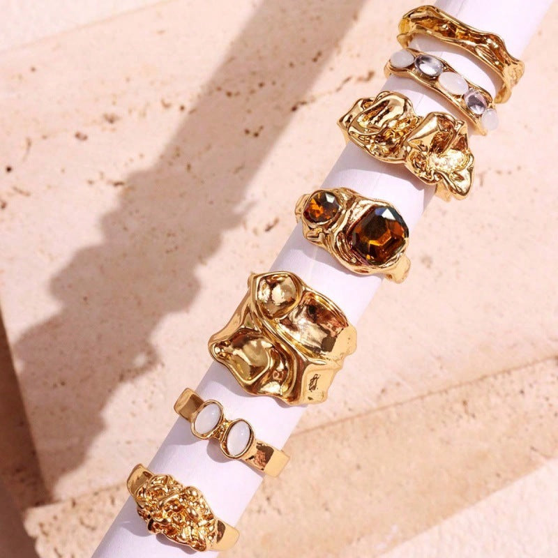 Canyon Flow Rings - Set of 7