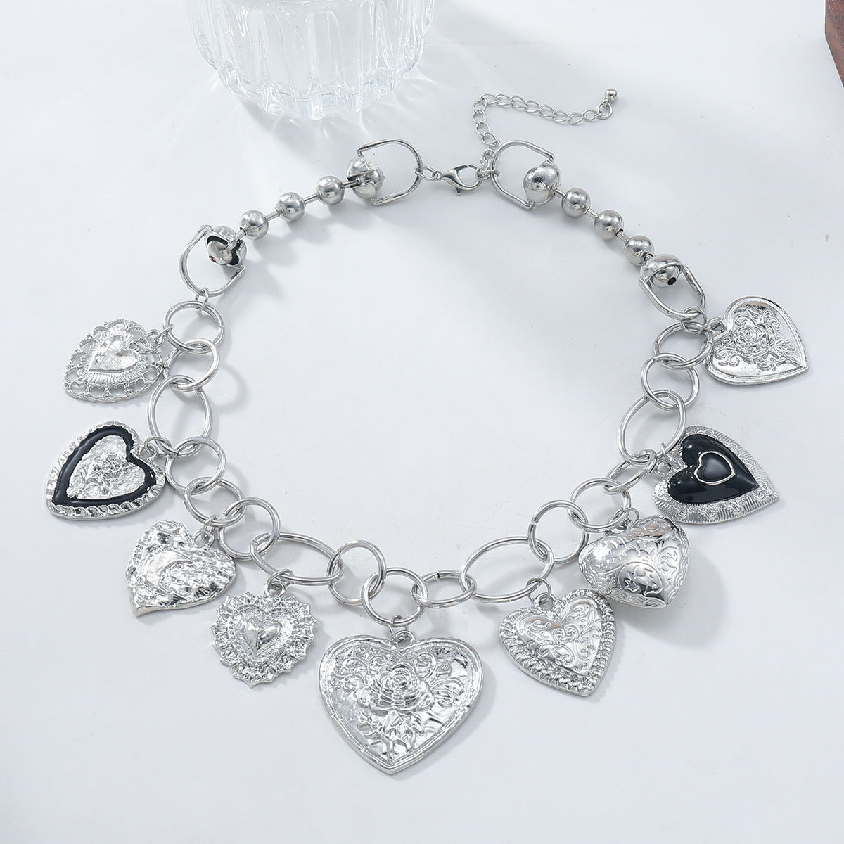 Chunky Gold Charm Necklace