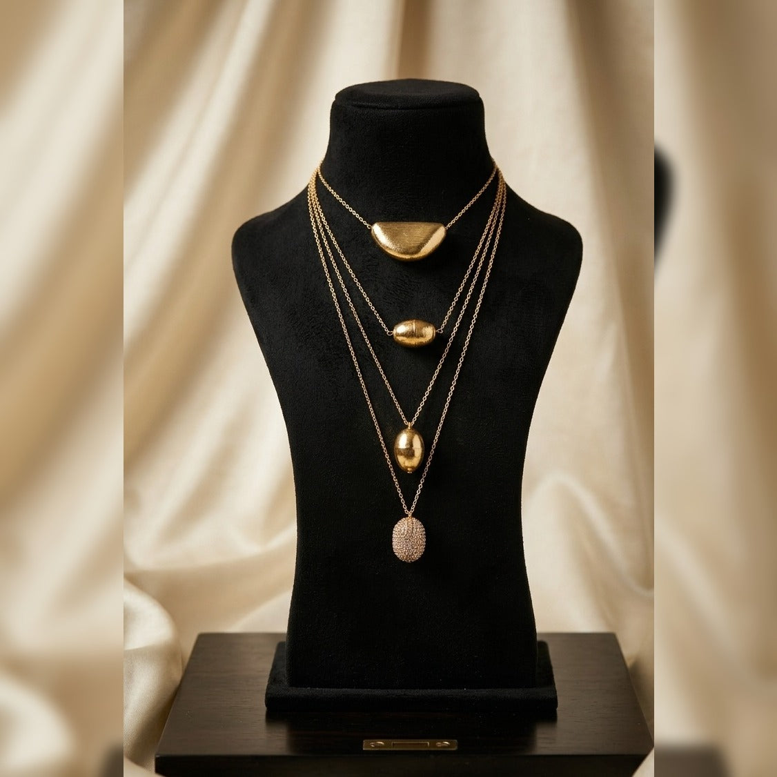 Dynasty Minimalist Four-Strand Necklace
