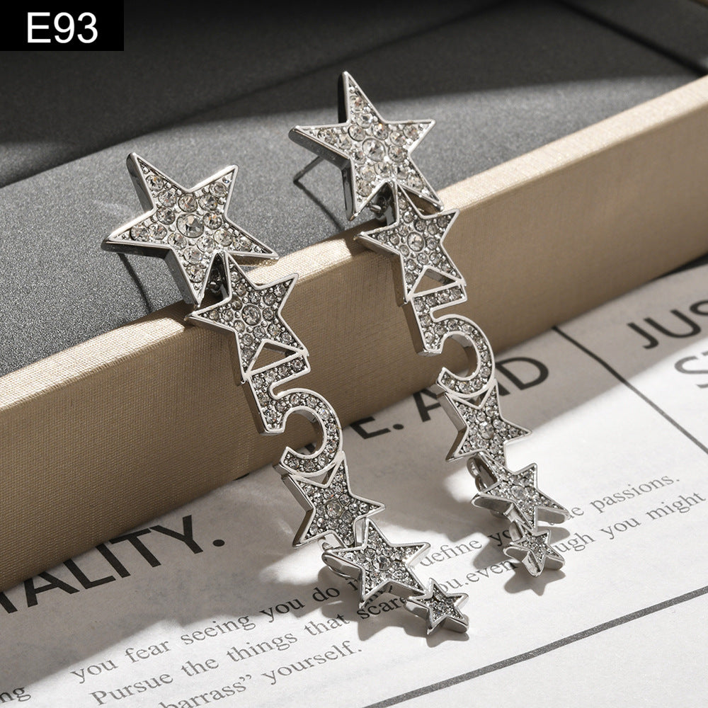Star Dangle Earring - E93