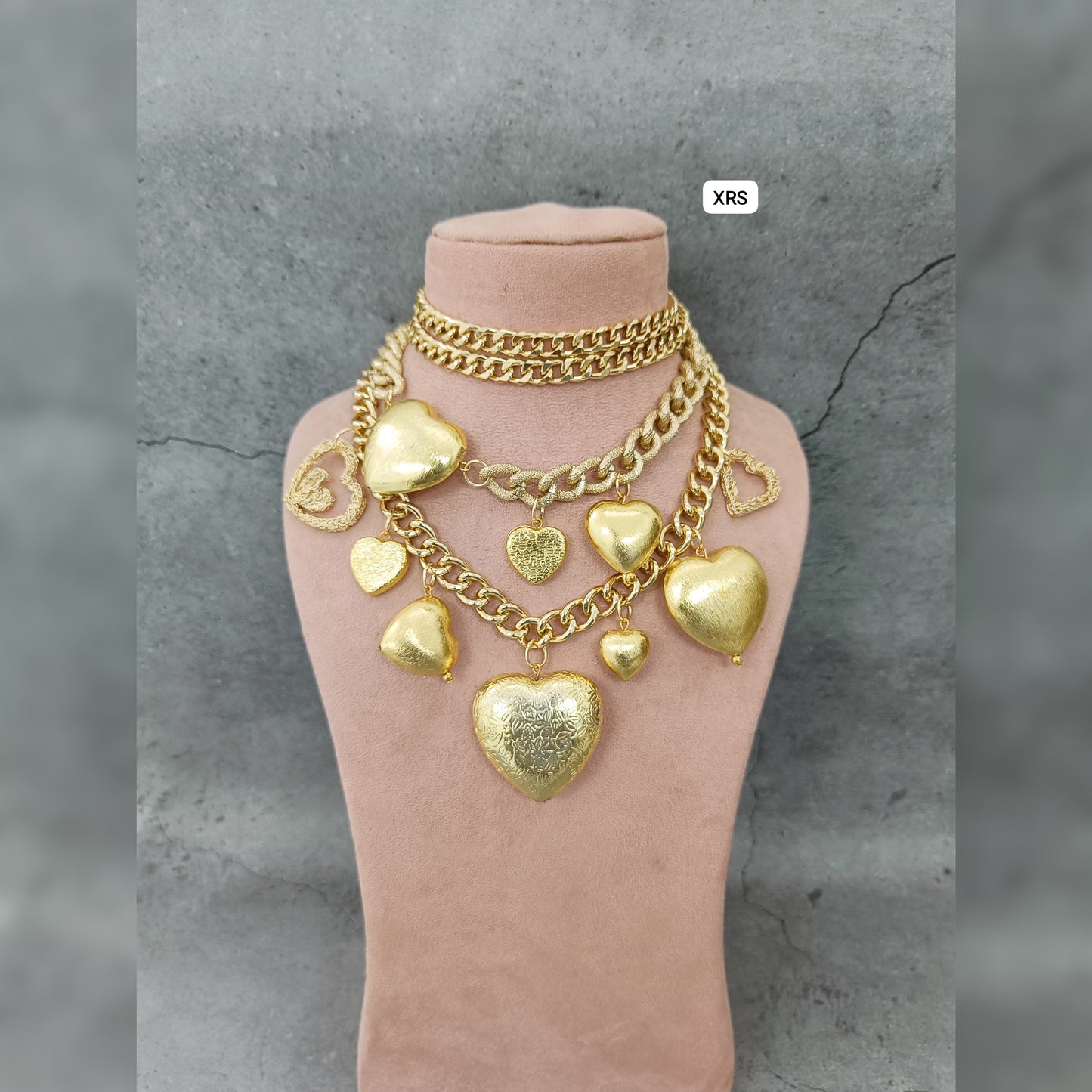Hearts of Gold Necklace