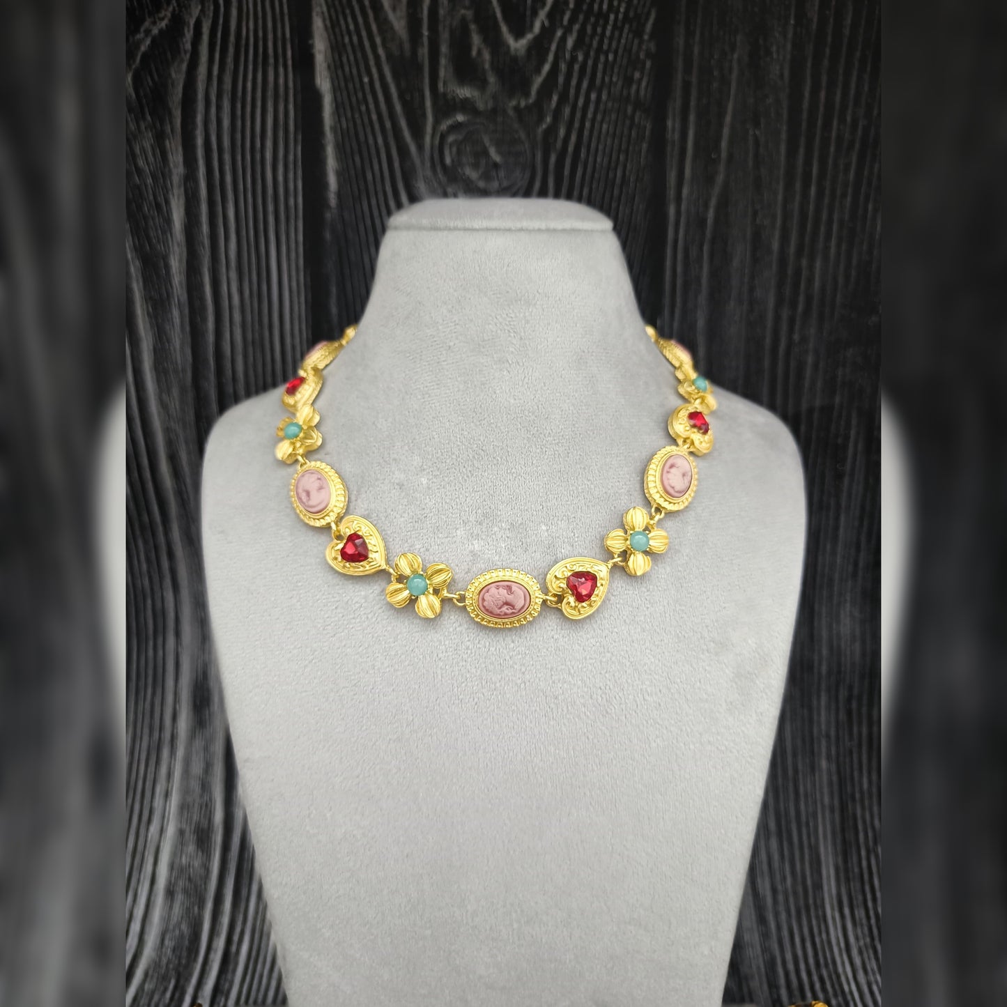 Floral Whimsy Necklace and Earring Set