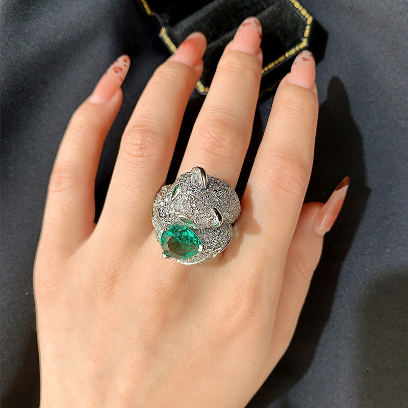 Panther's Gaze Ring