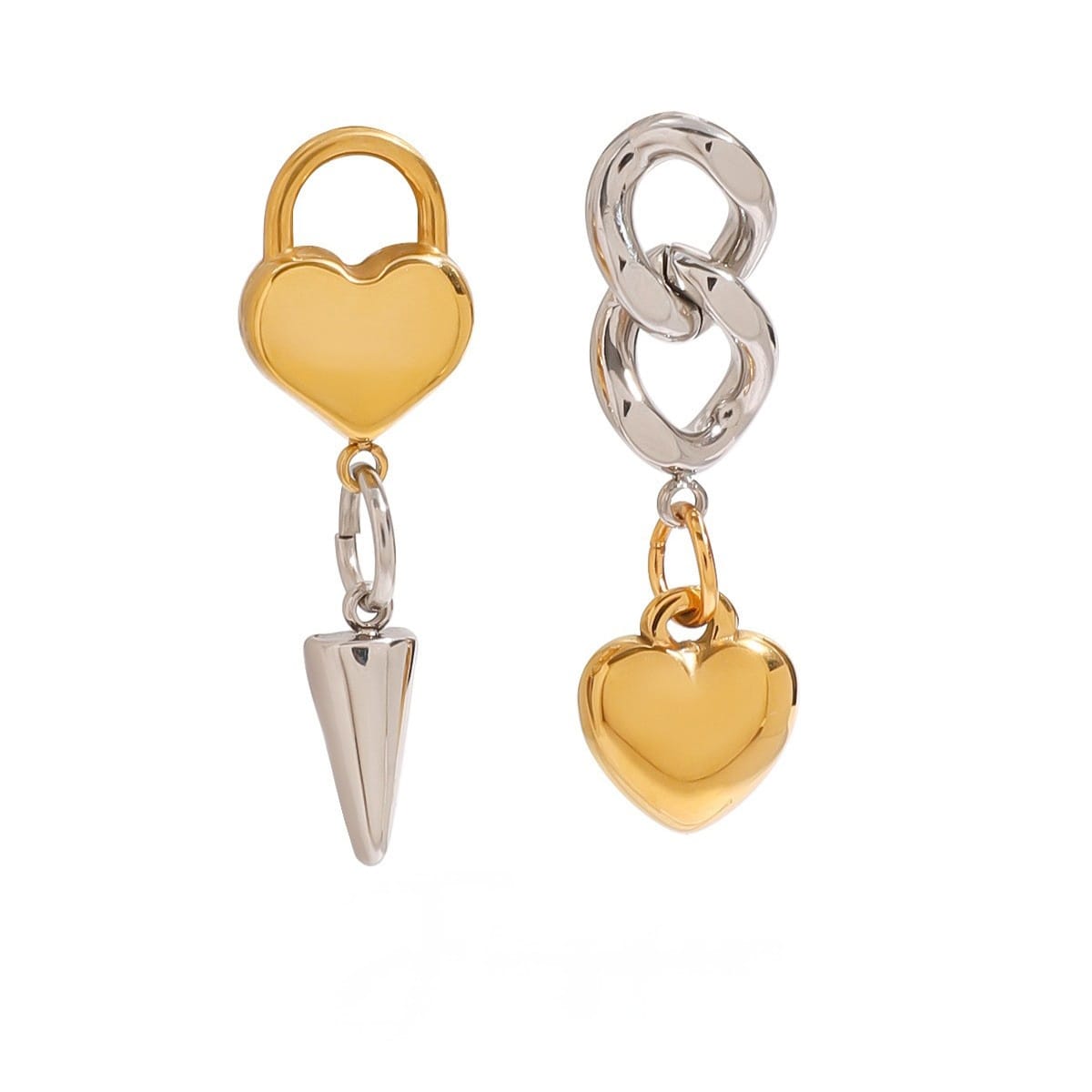 Heart and Dagger Earring