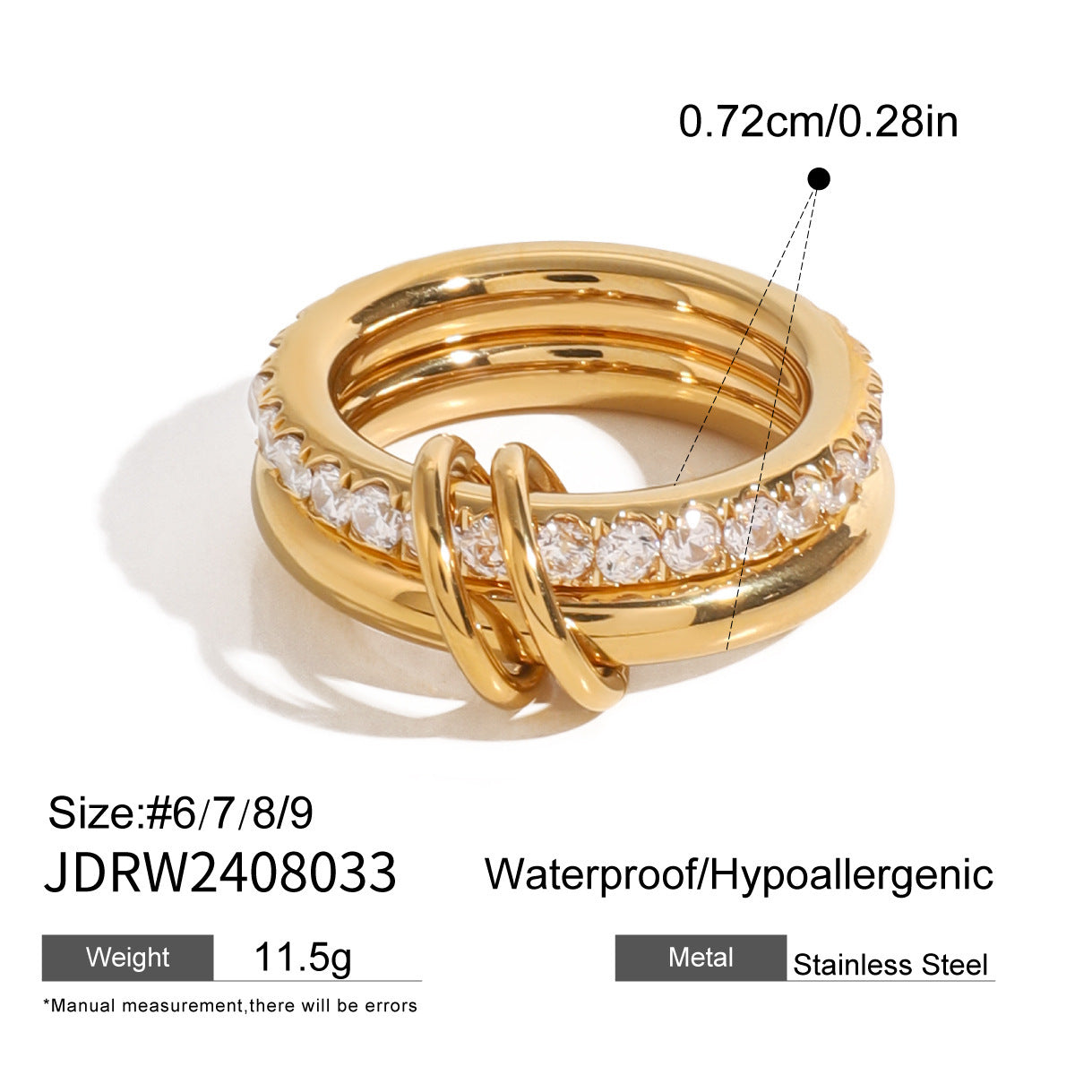 Metallic Harmony Rings