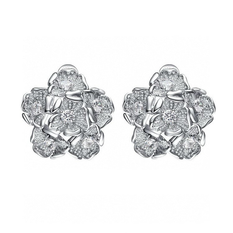 Winter Rose Earring