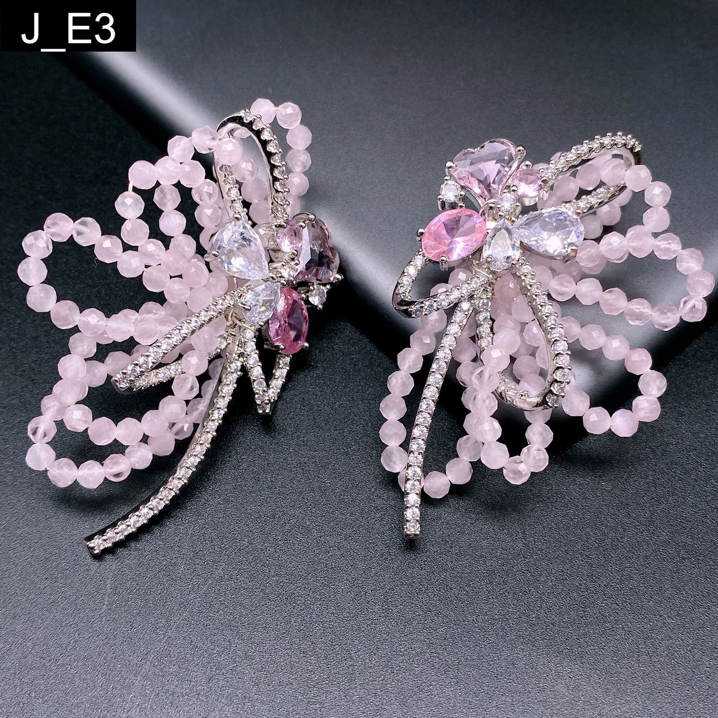 Rose Quartz Earring