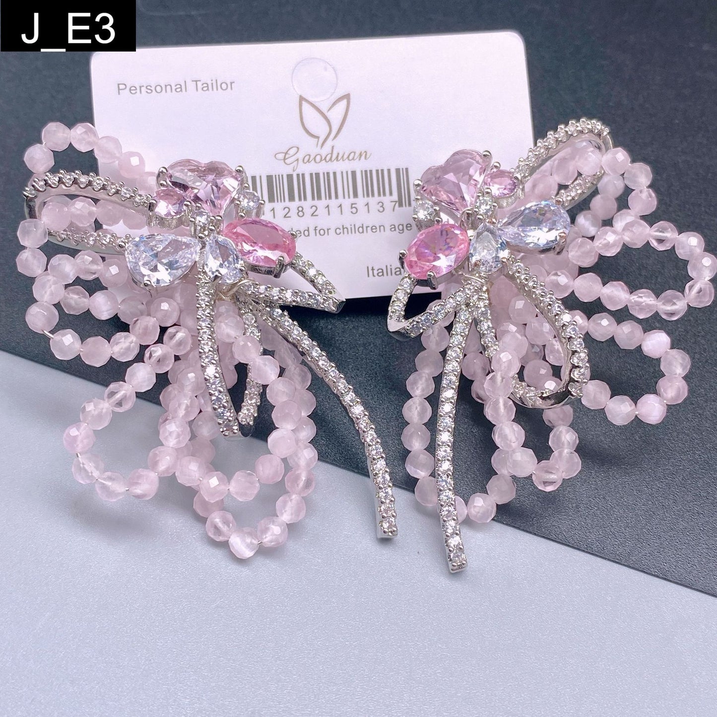 Rose Quartz Earring