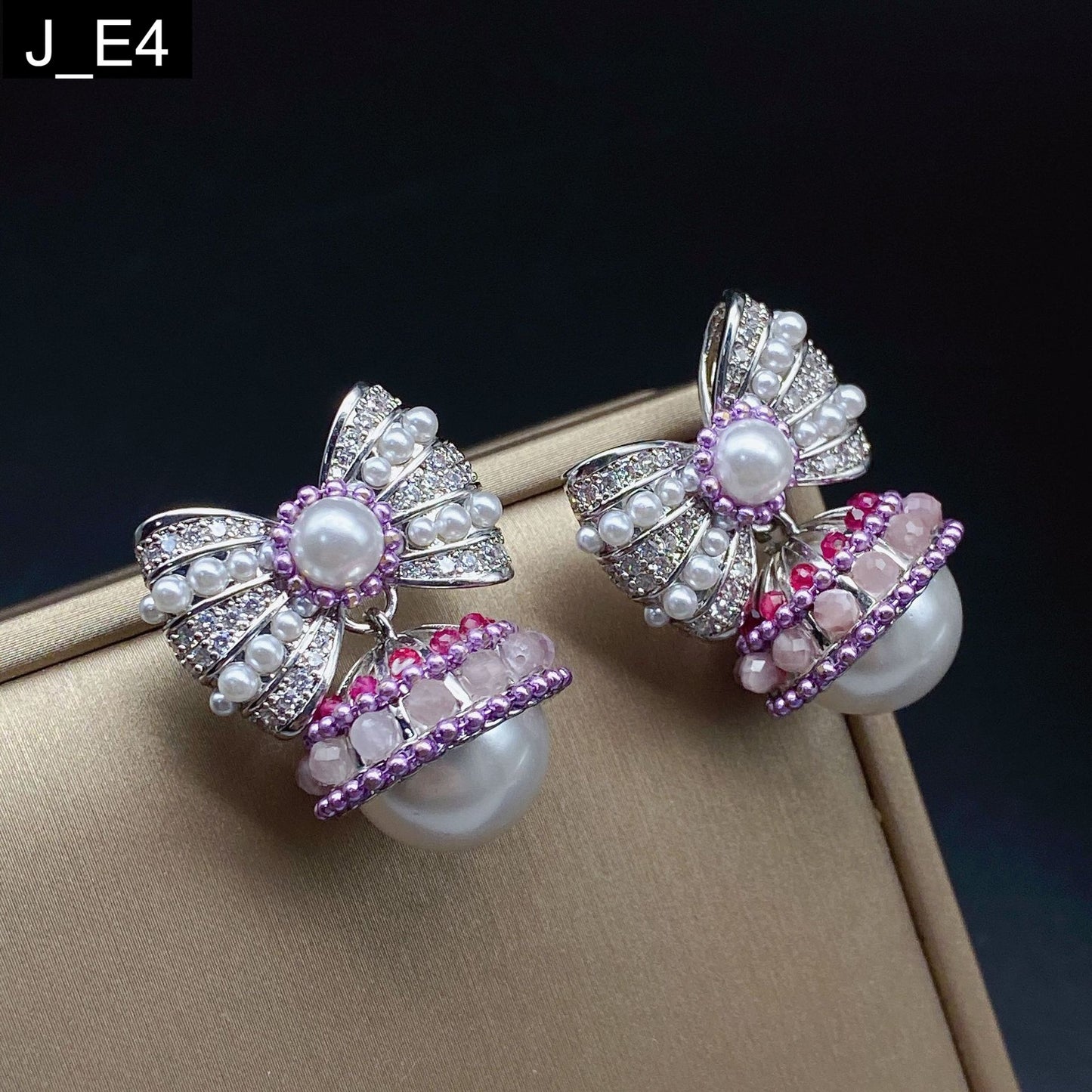 Rosalie Bow Drop Earring