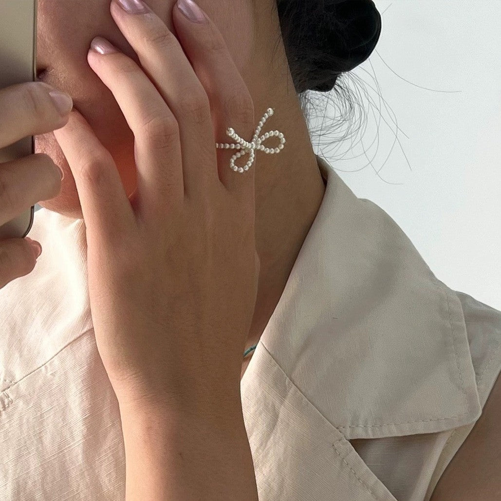 Pearl Knot Ring