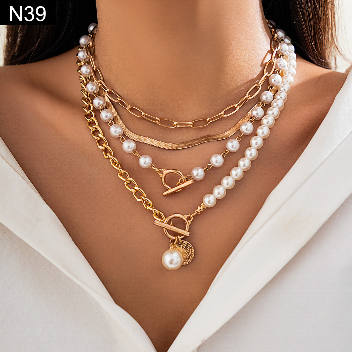 Baroque Chain Necklace - N39