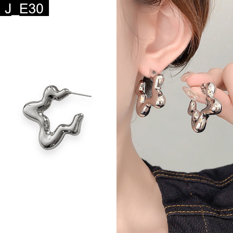 Kinetic Wave Earring