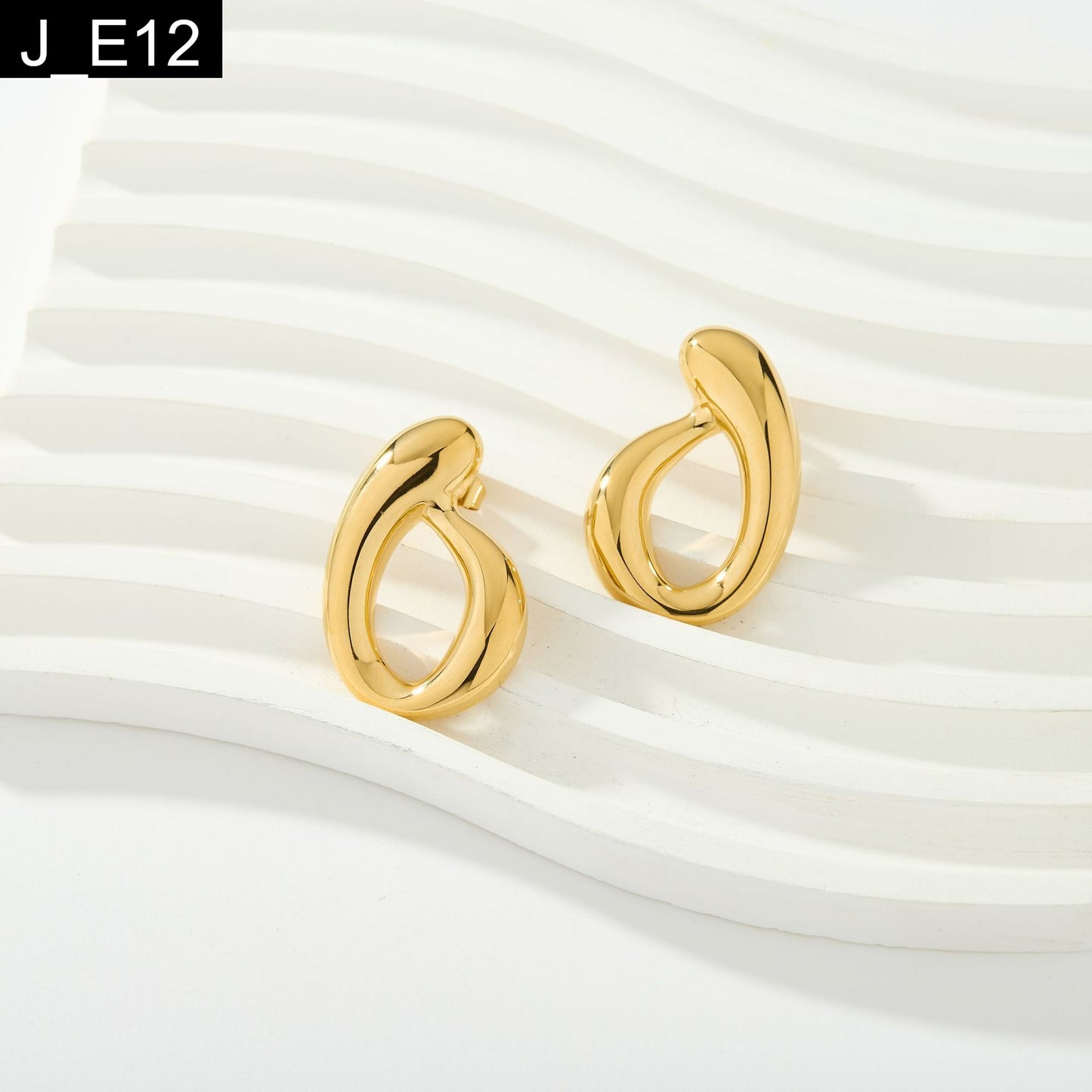 Sculptural Abstract Studs