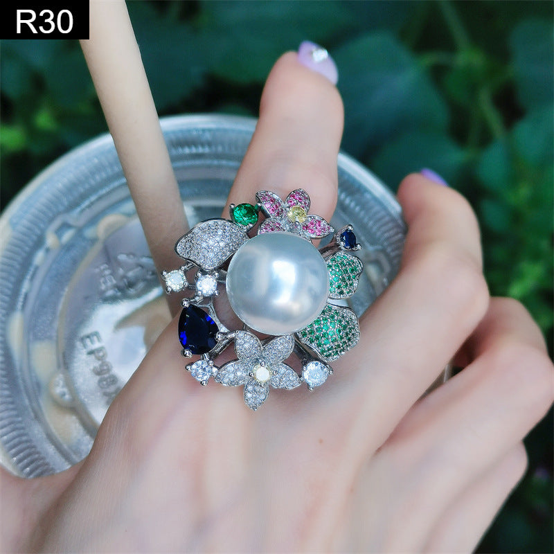 Gemstone Flora Ring - R30