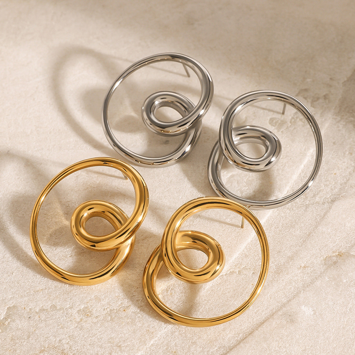 Aura Swirl Earring