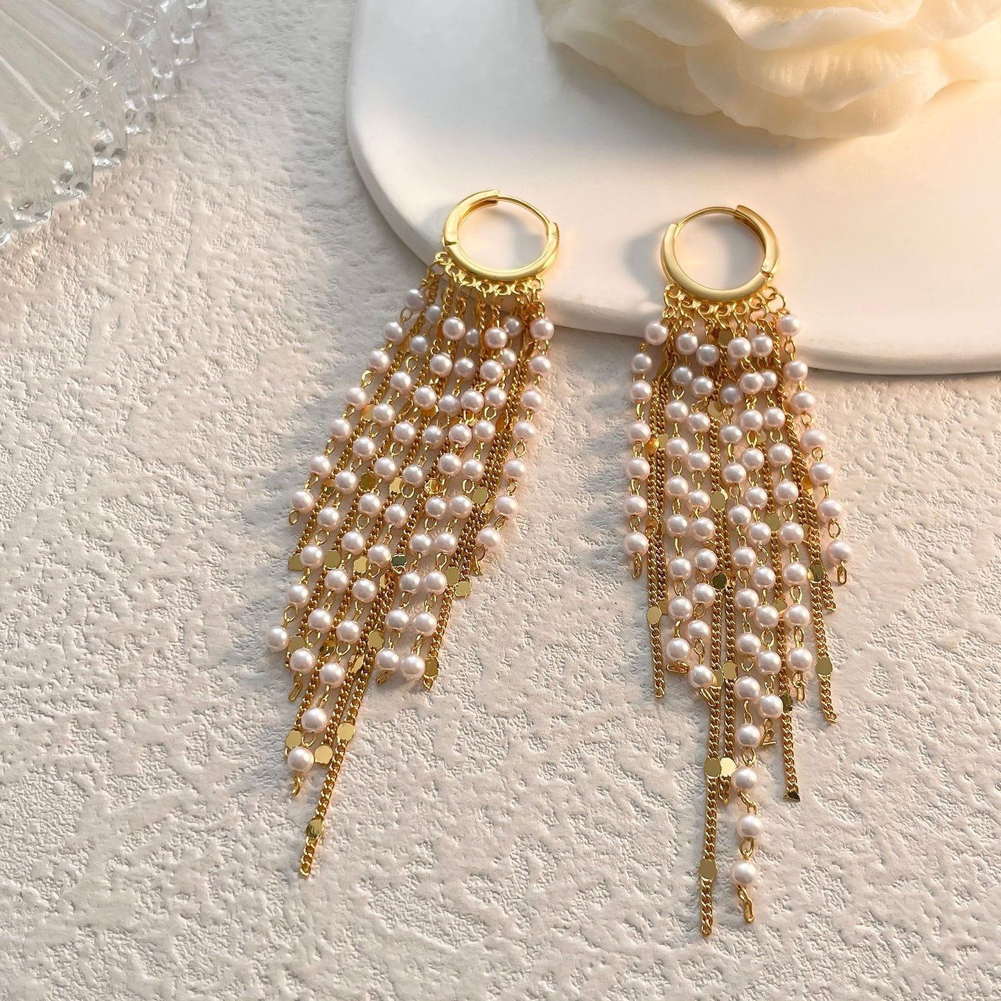 Pearl Rain Earring