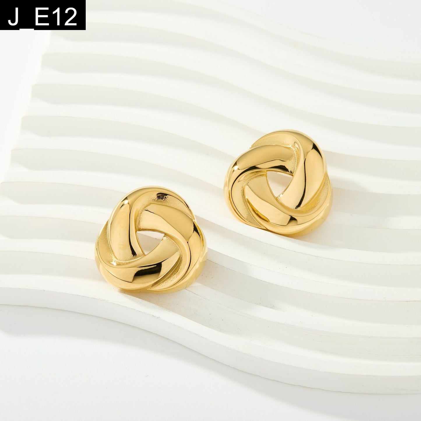 Sculptural Abstract Studs