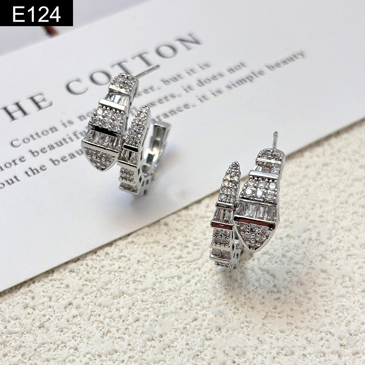 Serpent Hoop Earring - E124