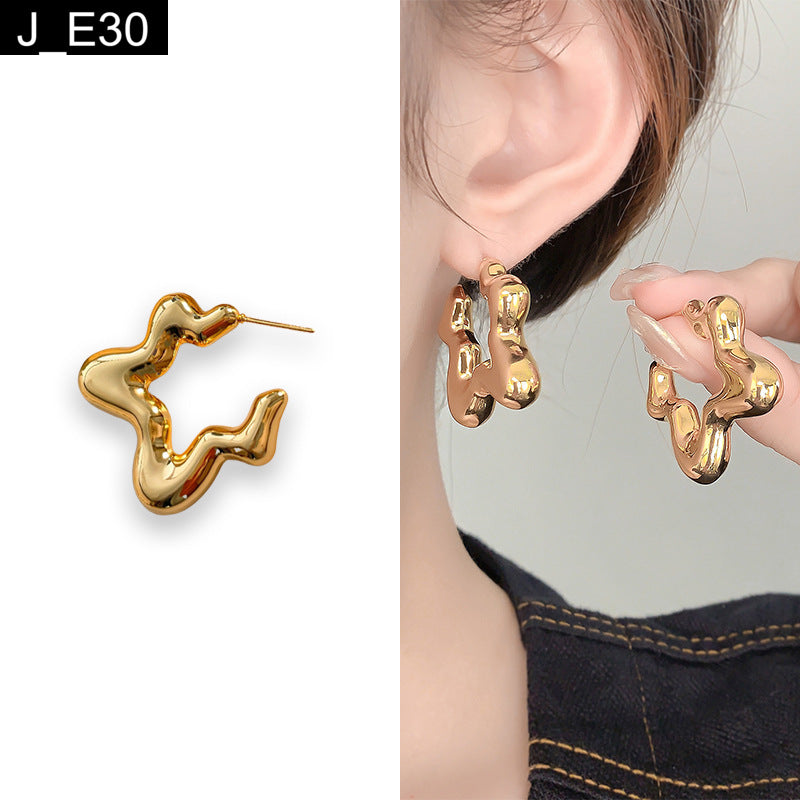 Kinetic Wave Earring