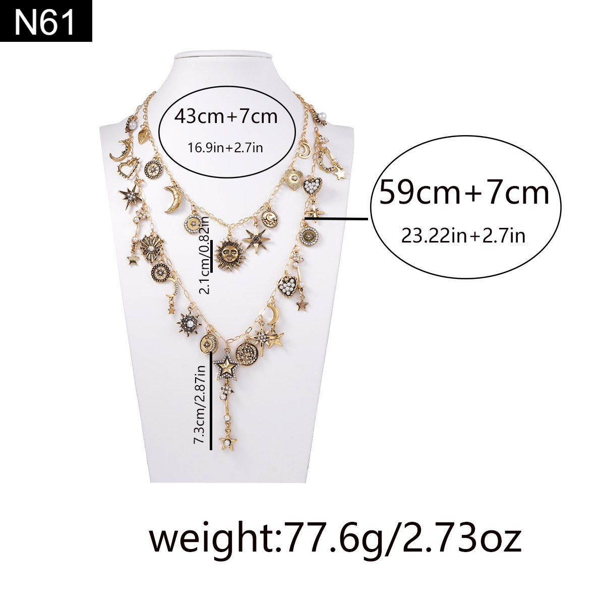 Gypsy Celestial Necklace - N61