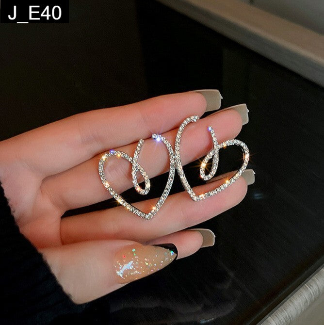 Entwined Heart Studs