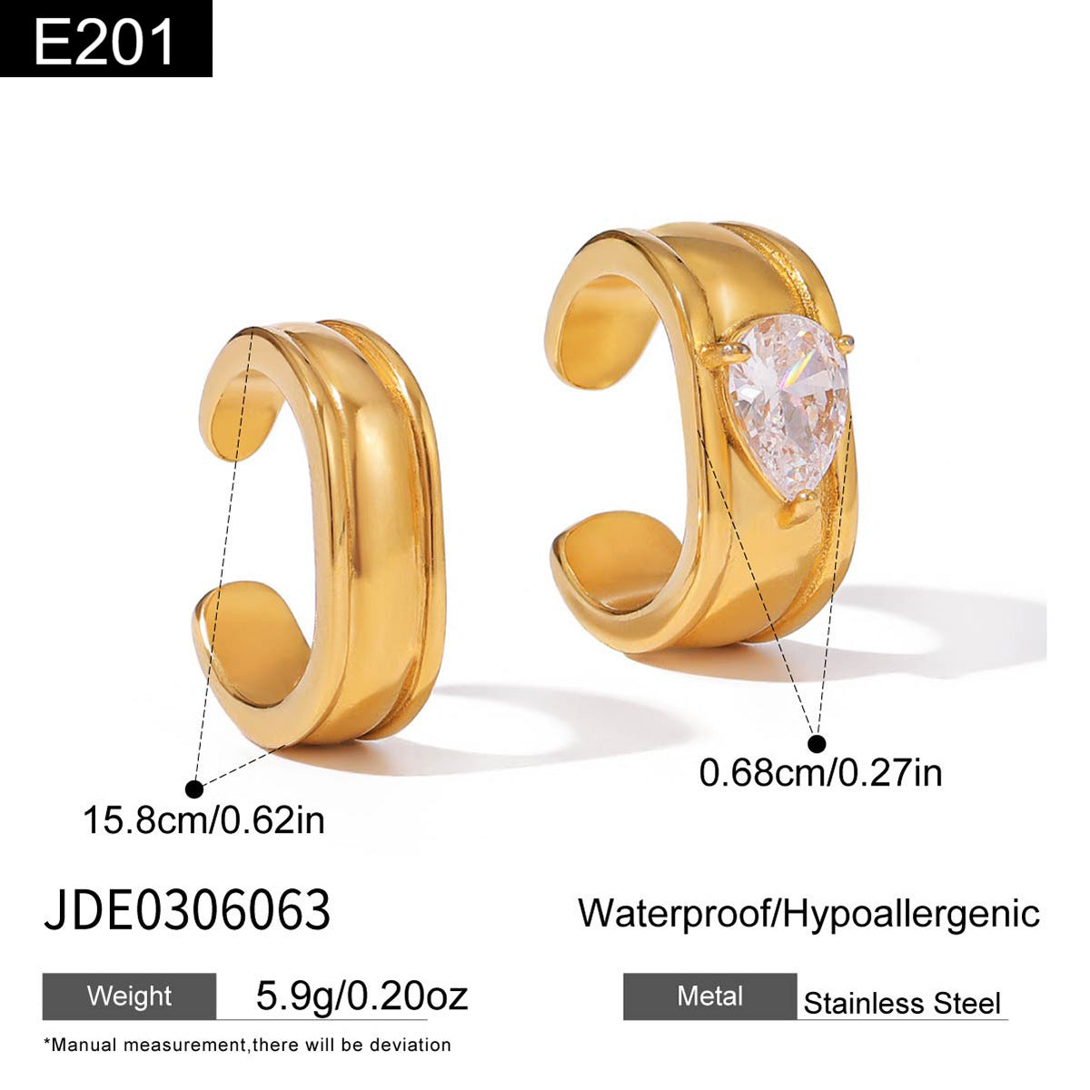 Mini Earcuff Set of 2 - E201