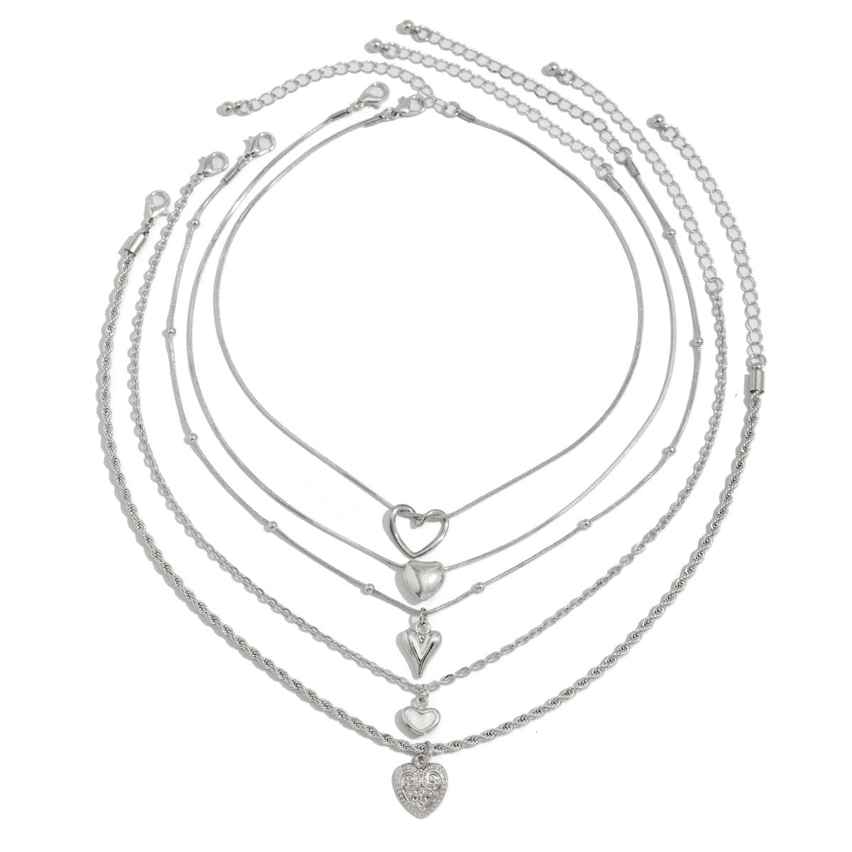 Heartstrings Stack Necklace