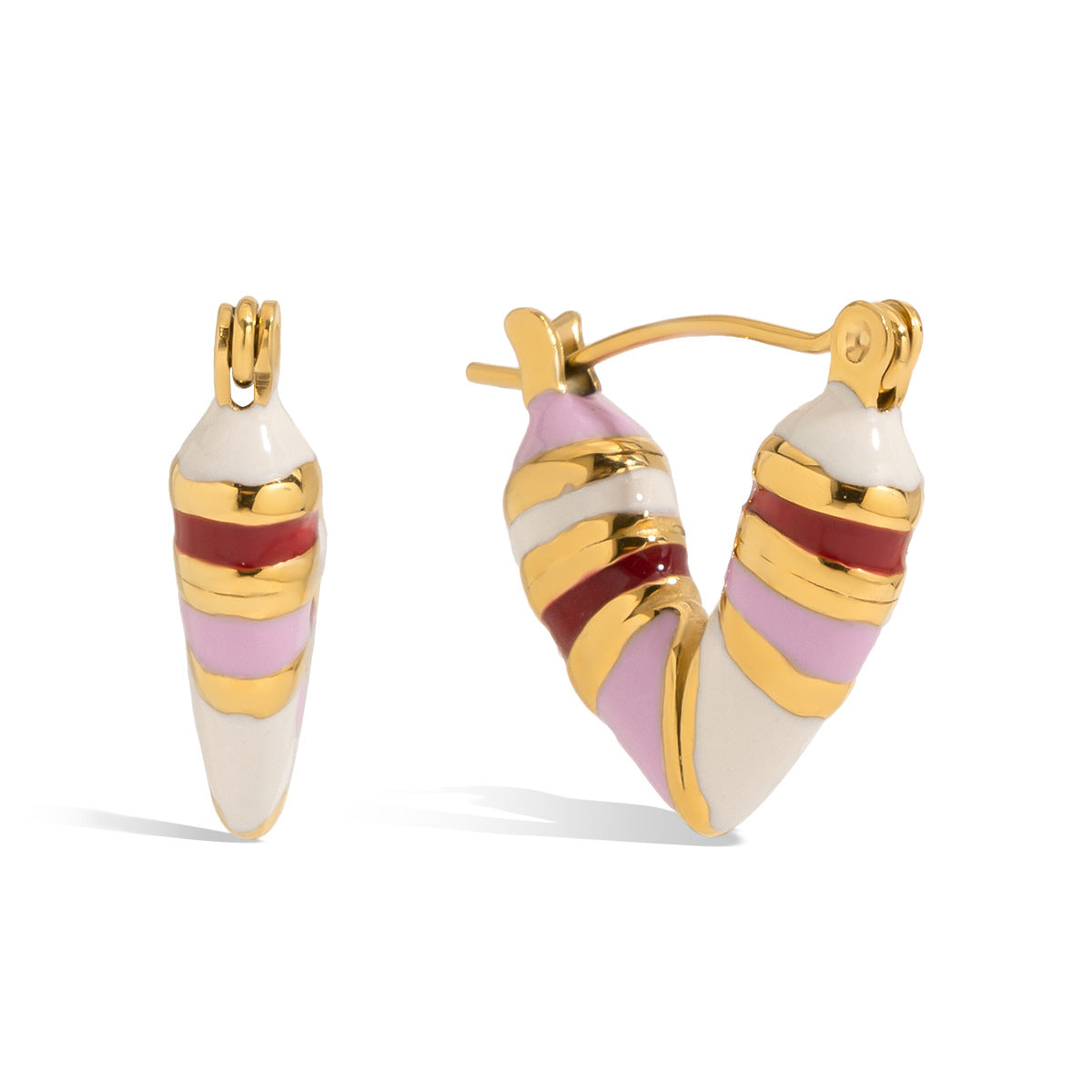 Candy Cane Earring
