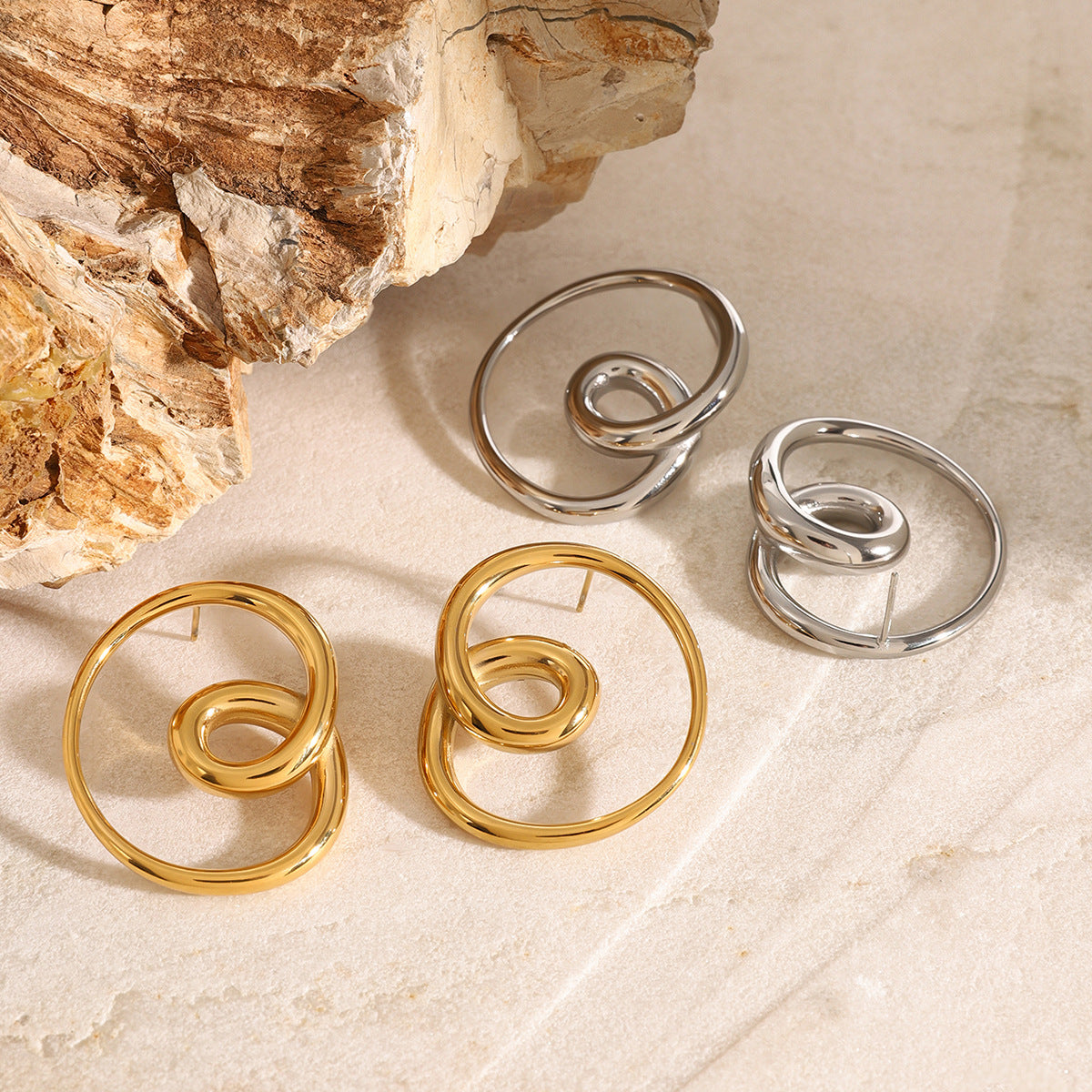 Aura Swirl Earring