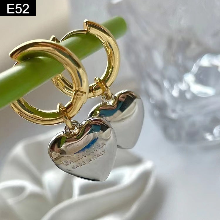 Metal Heart Earring
