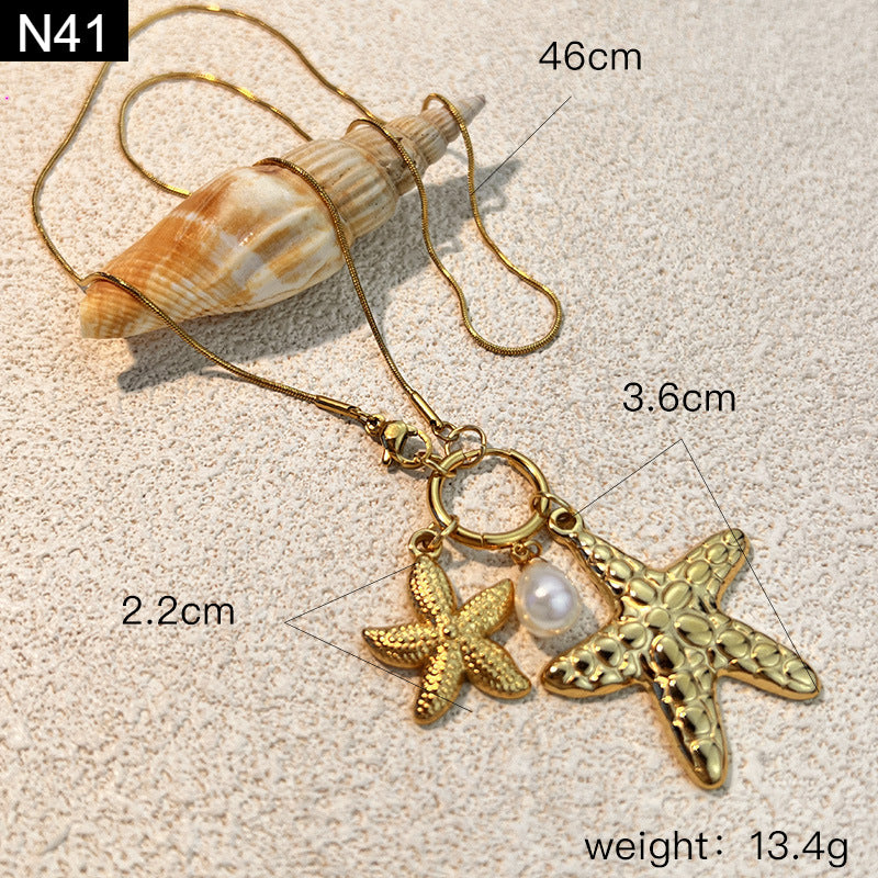 Starfish Necklace - N41