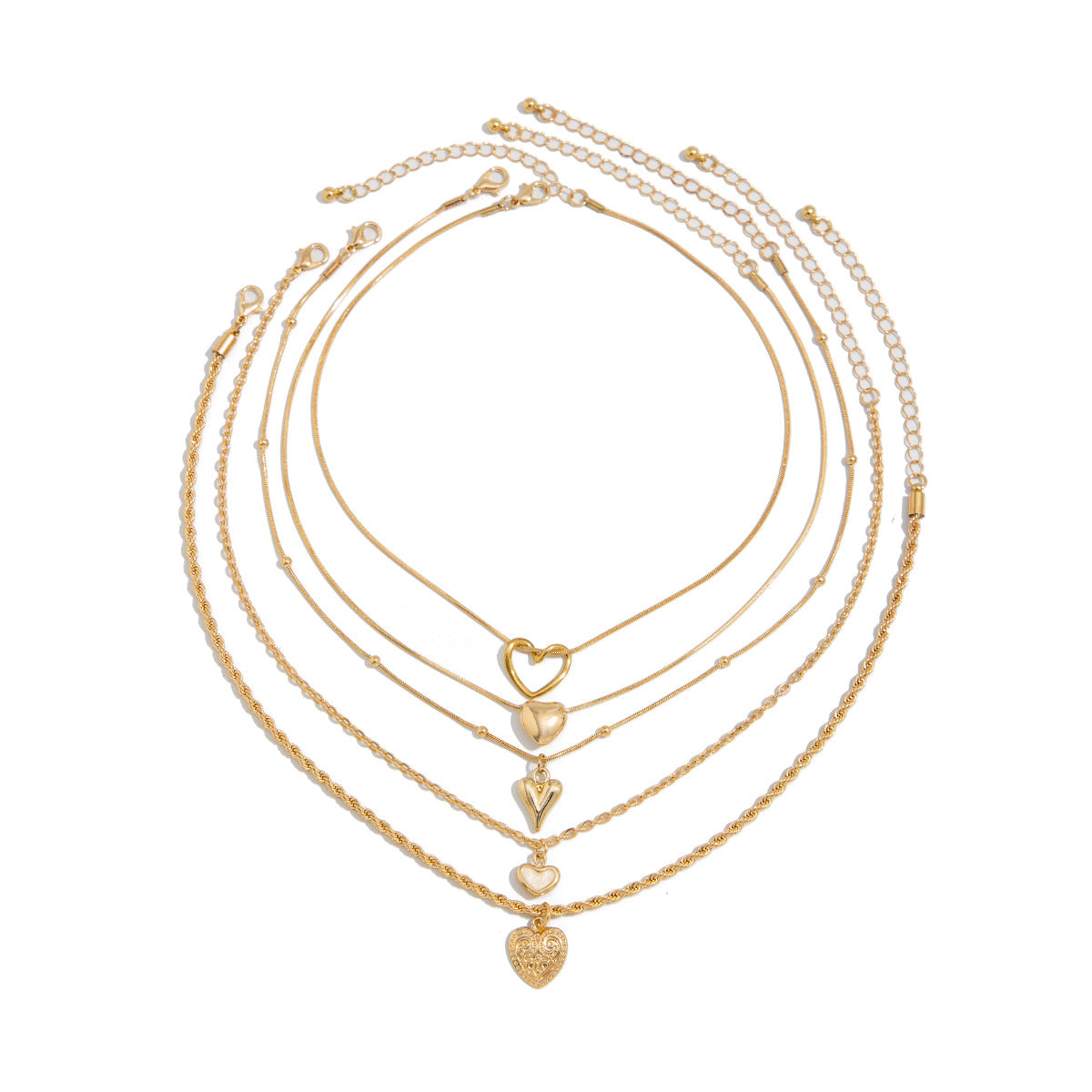 Heartstrings Stack Necklace