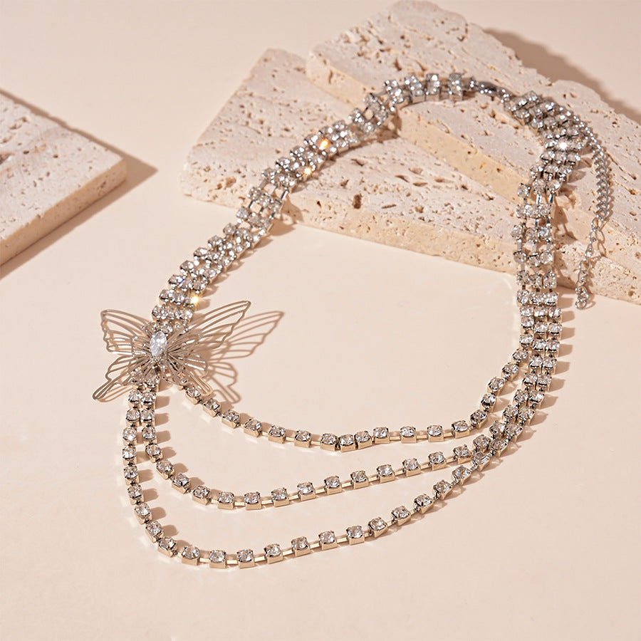 Glitter Wings Necklace