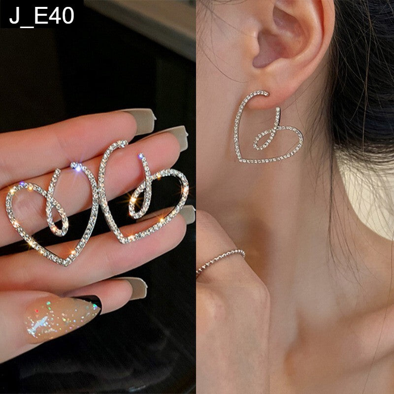 Entwined Heart Studs