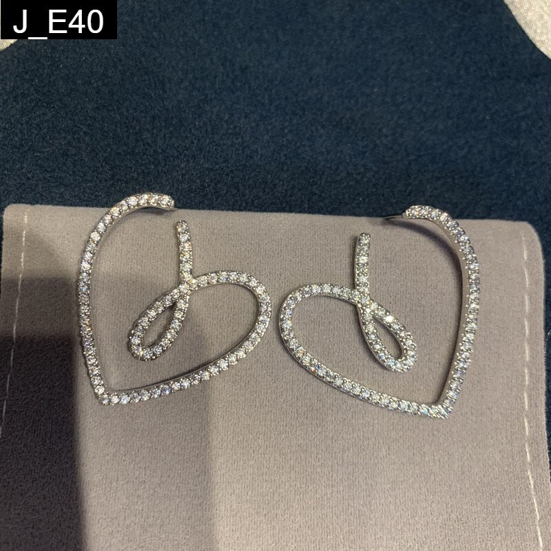 Entwined Heart Studs