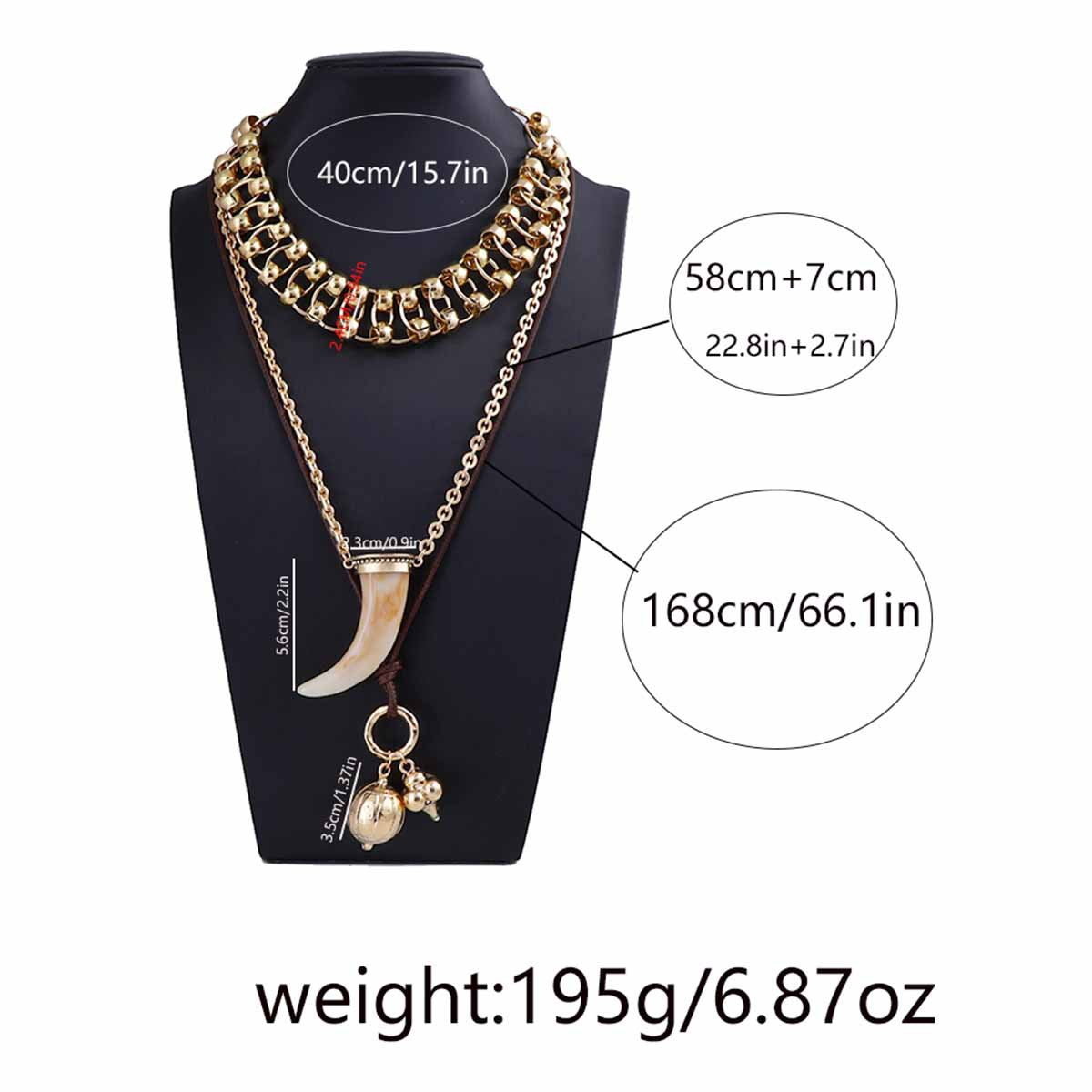 Boho Tusker Necklace