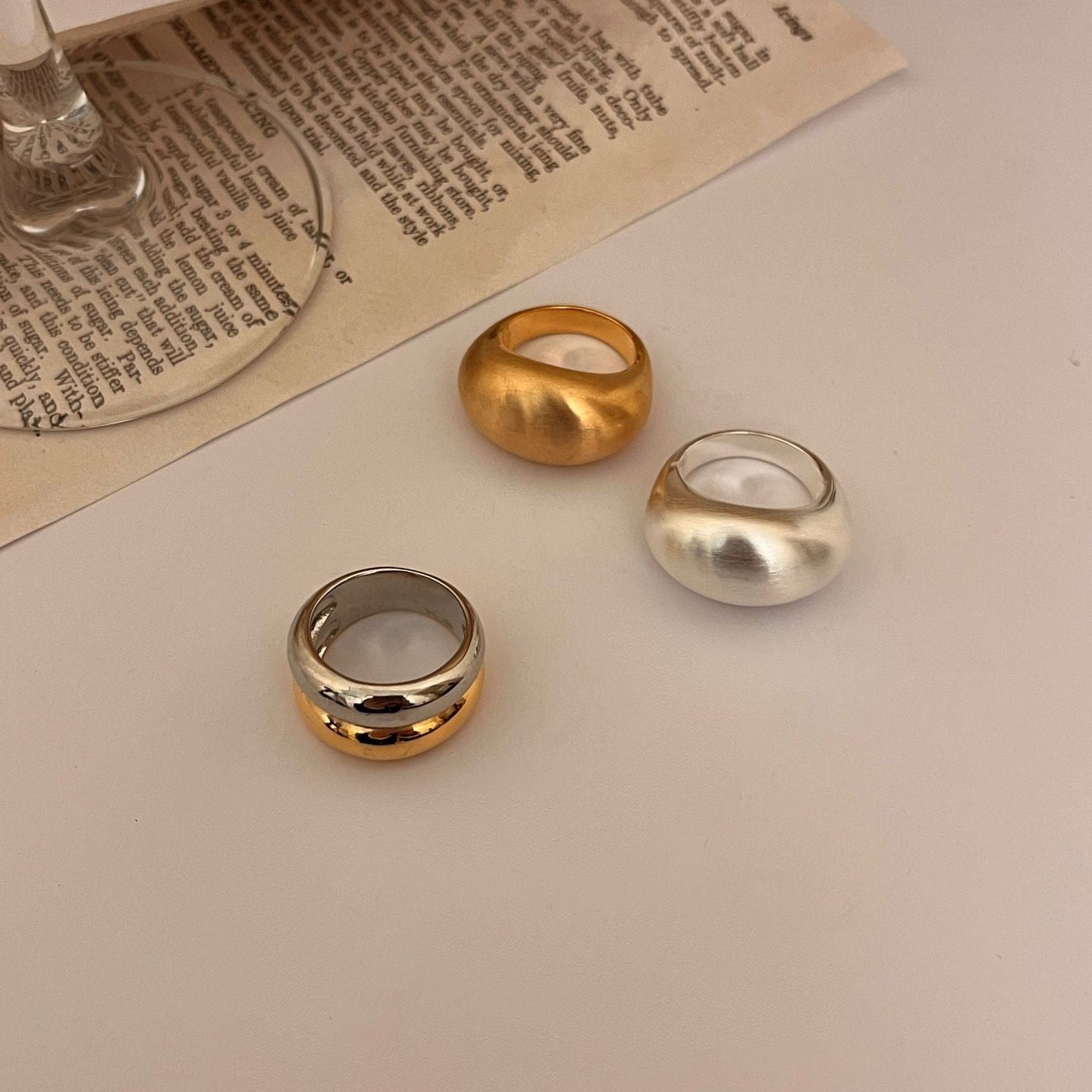 Pebble Path Rings