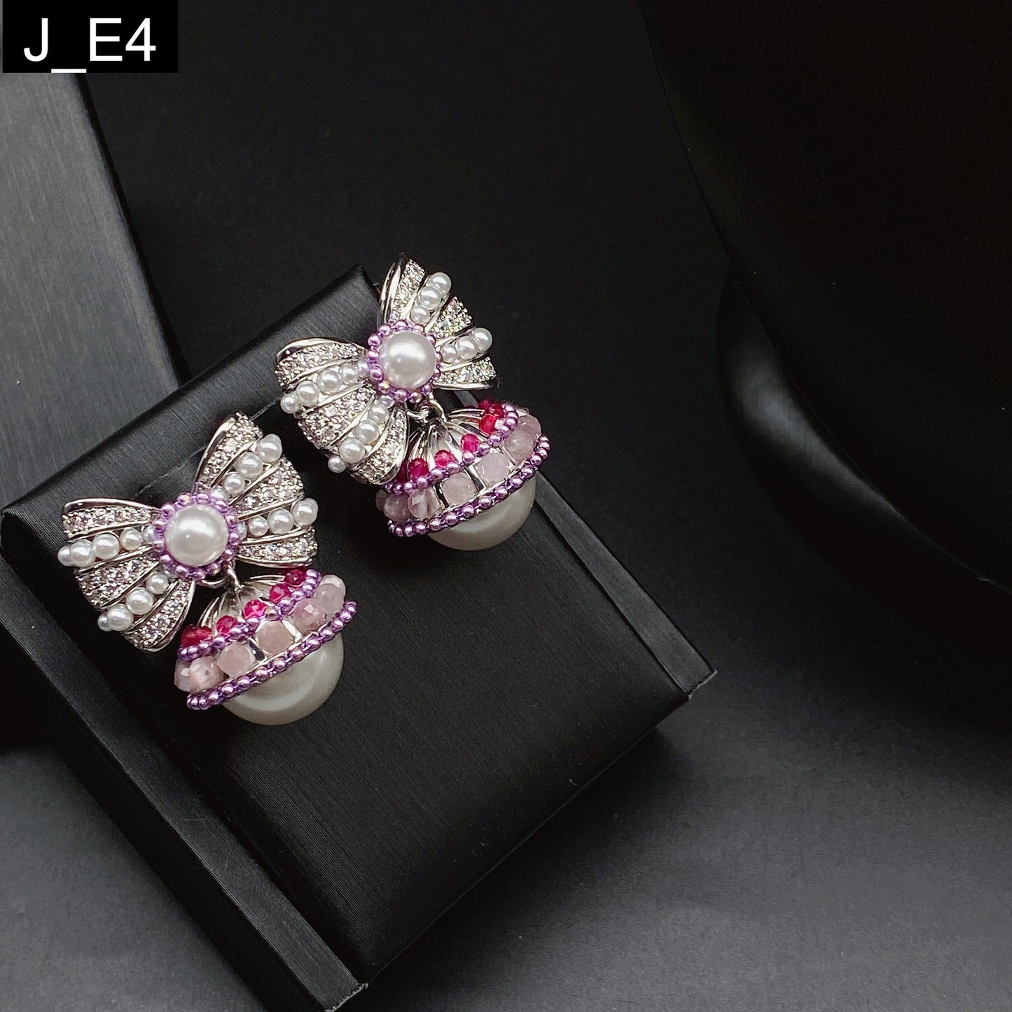 Rosalie Bow Drop Earring