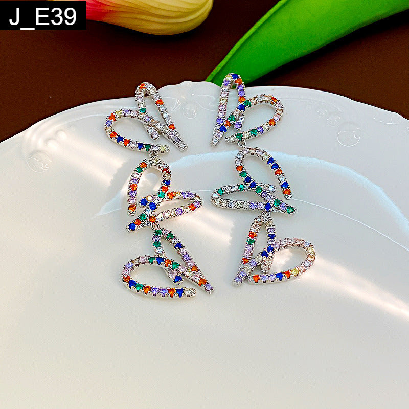 Harlequin Love Earring