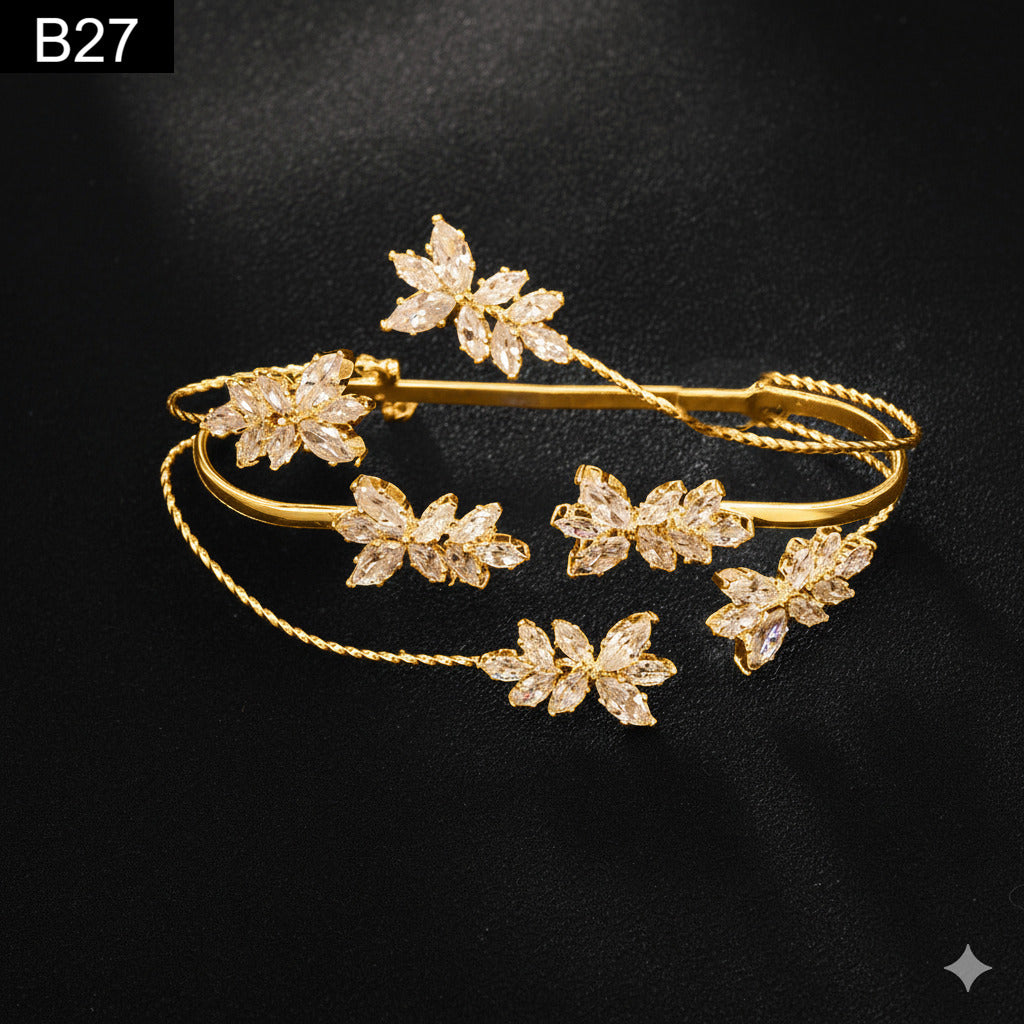 Gilded Flora Bracelet - B27