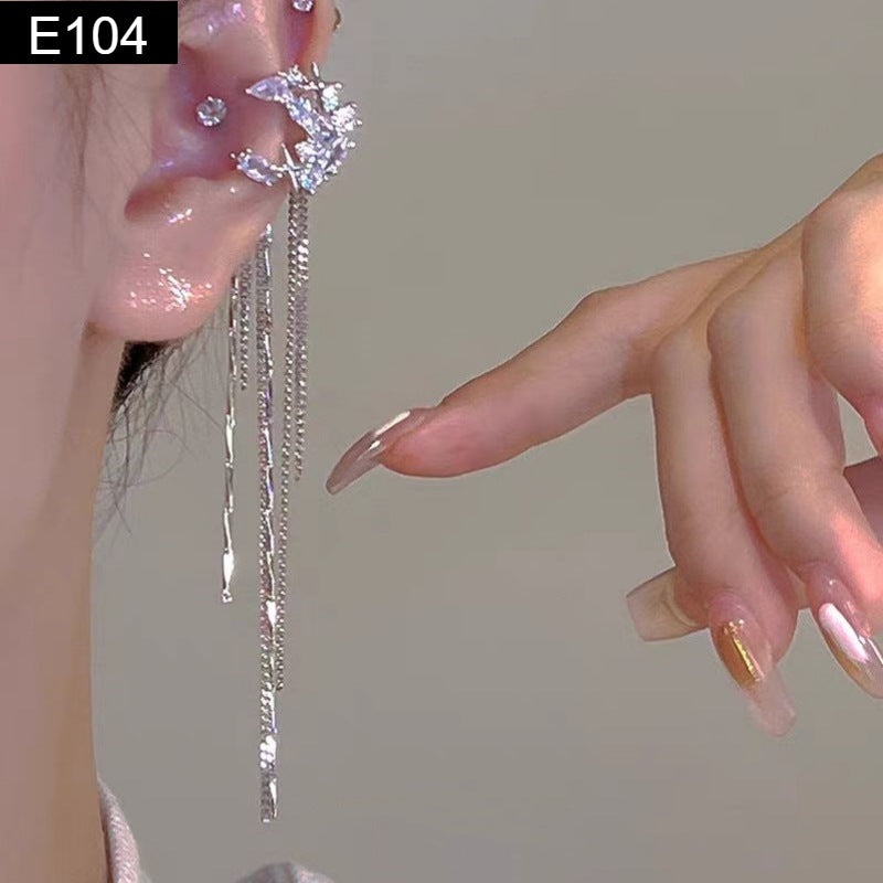 Crystal Tassel Earring - E104