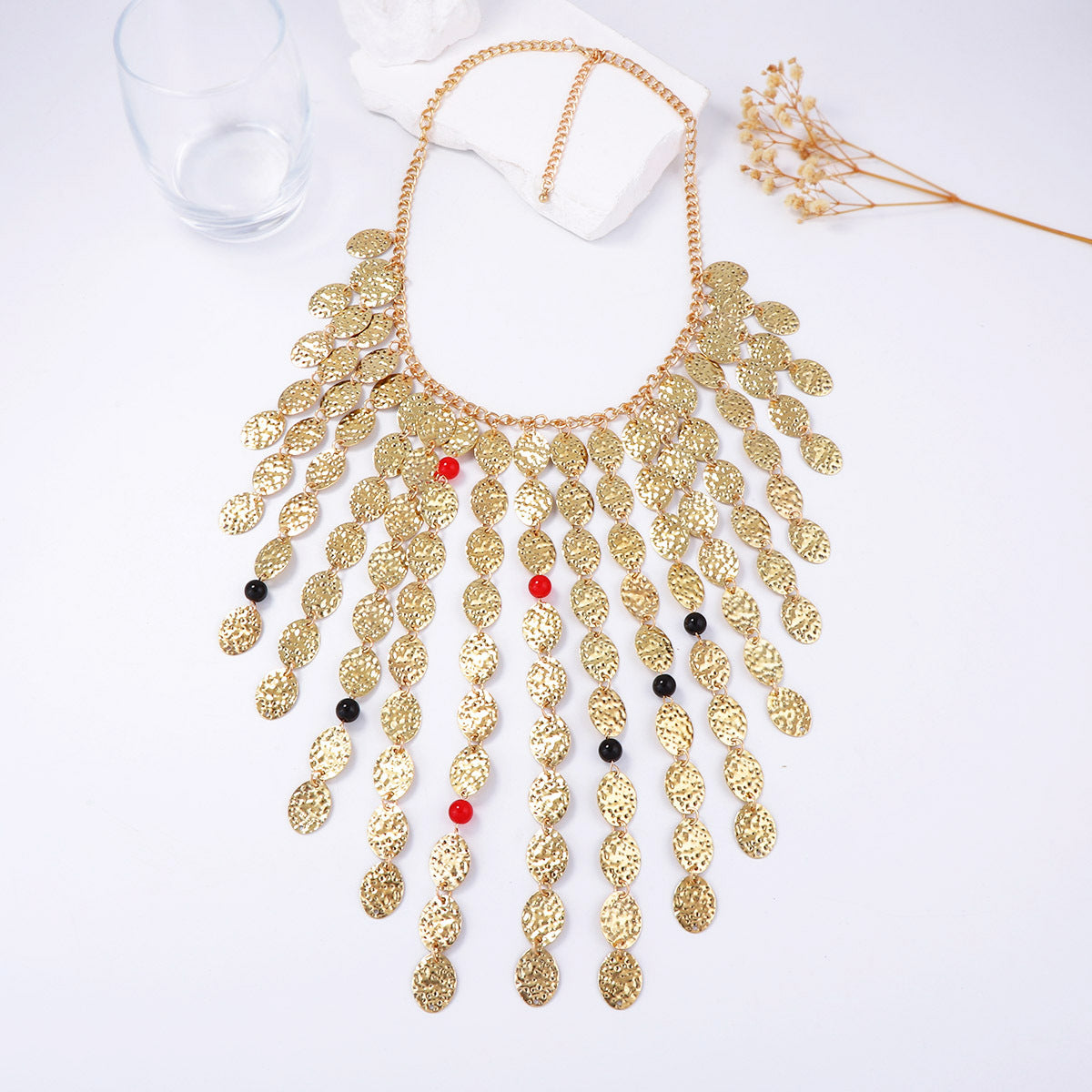 Medallion Bib Necklace
