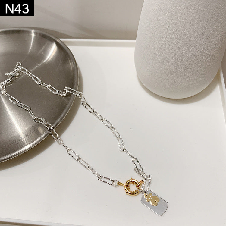 Paperclip Lockette Necklace - N43
