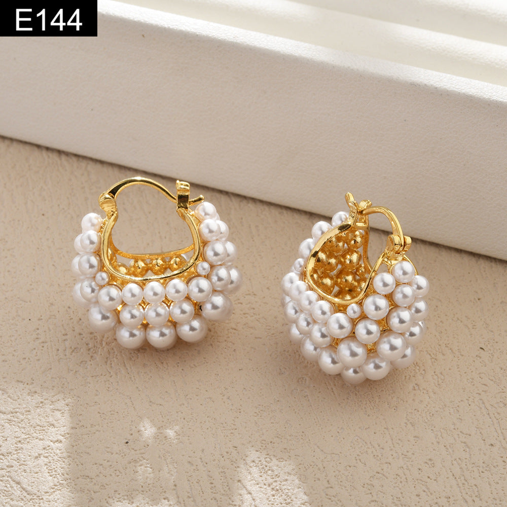 Bag of Pearl Earring - E144