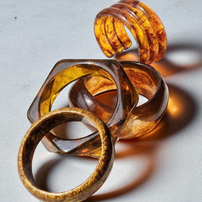 Rooted Resin Bracelet
