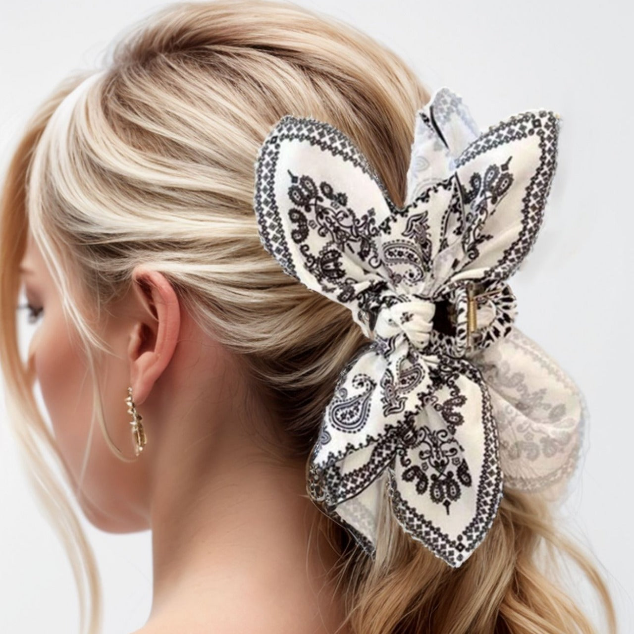 Paisley Hair Clip