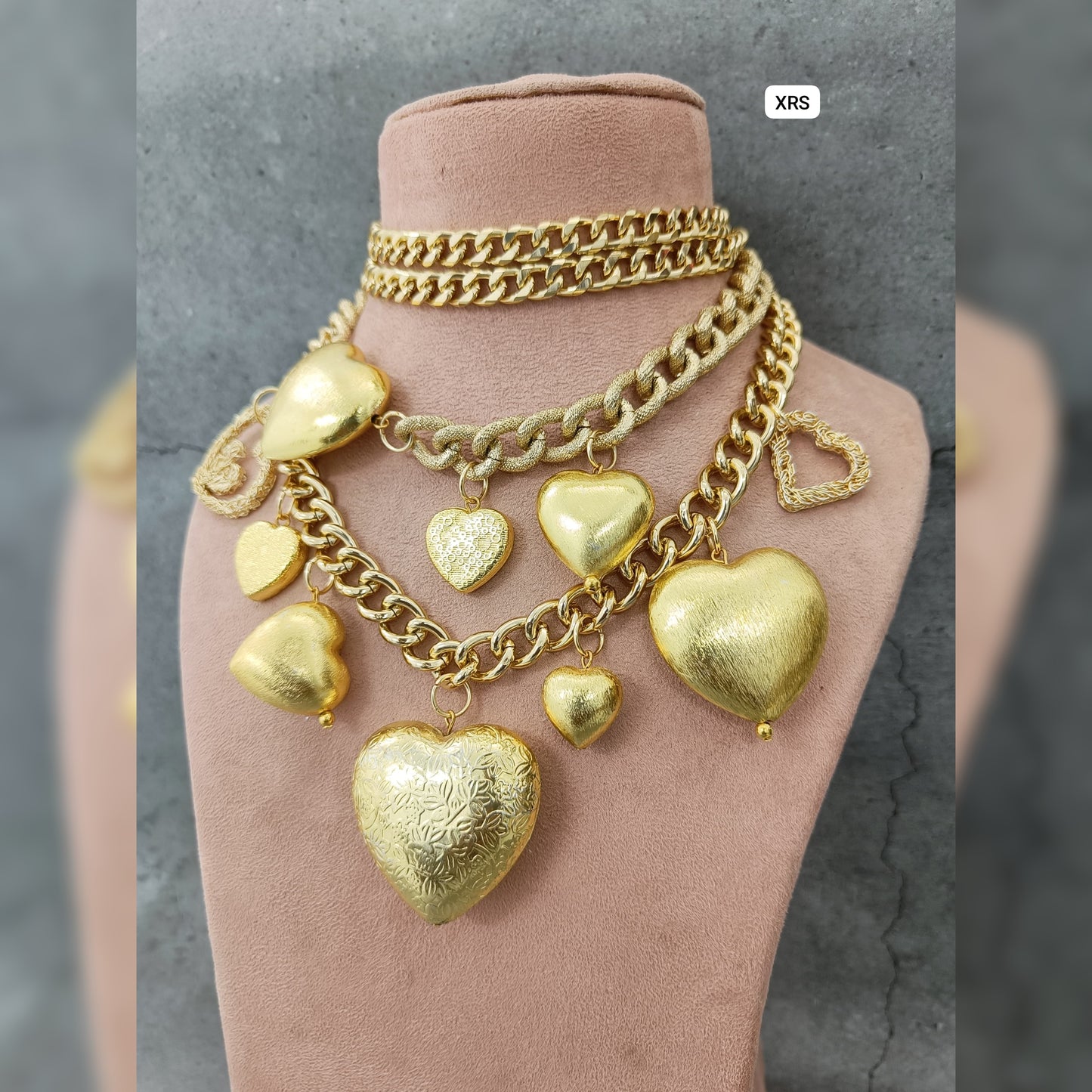Hearts of Gold Necklace