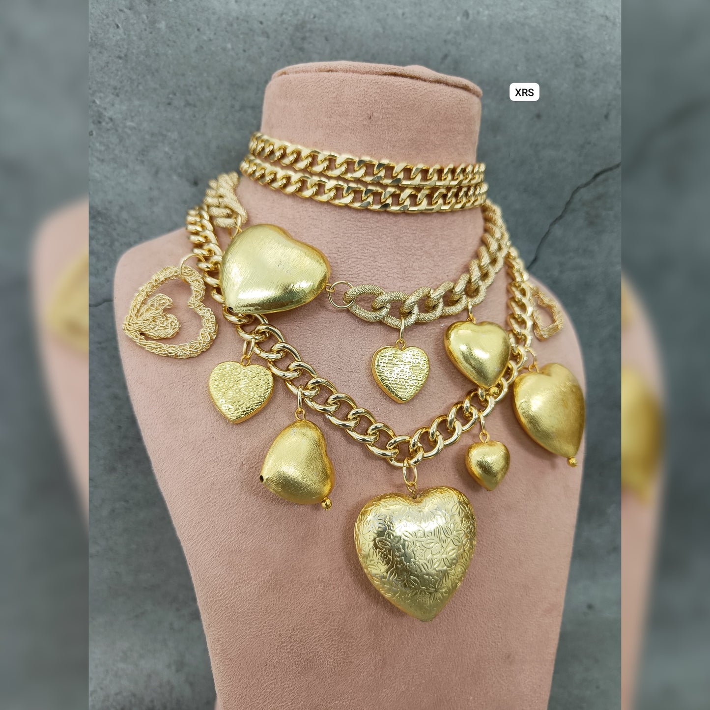 Hearts of Gold Necklace